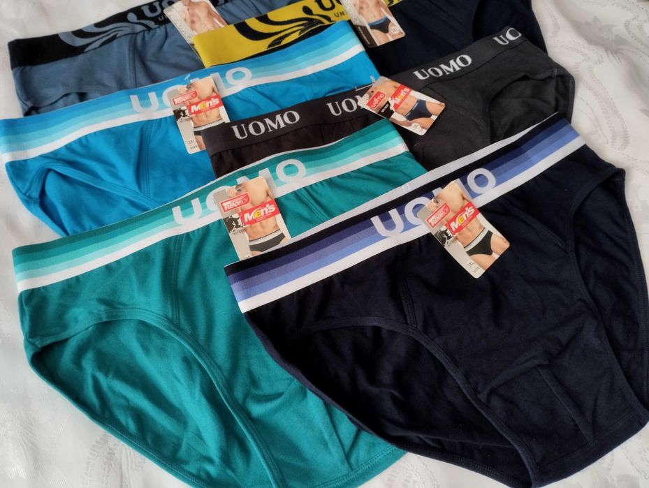 UOMO Slipy Majtki Męskie 95% bawełna  Rozmiar: M   L    XL    XXXL