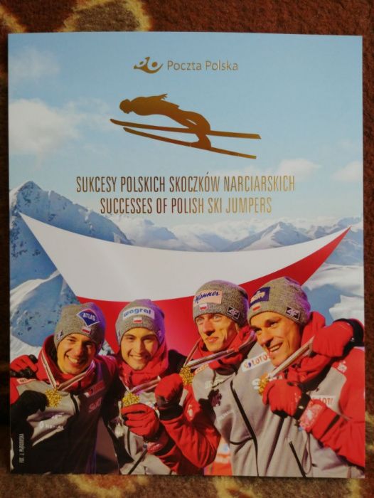 Sukcesy Polskich Skoczków Narciarskich * Arkusz FI-4810 * Folder + FDC