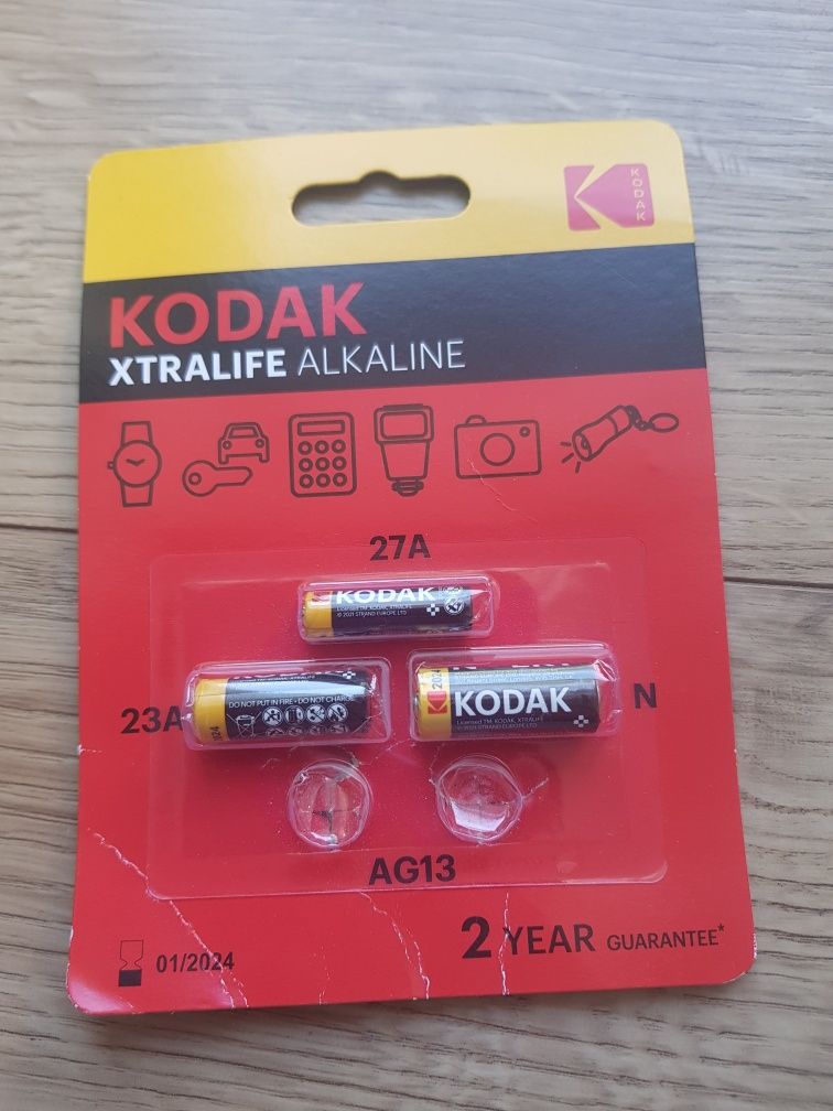 Nowe baterie kodak Xtralife alkaliczne 3 sztuk