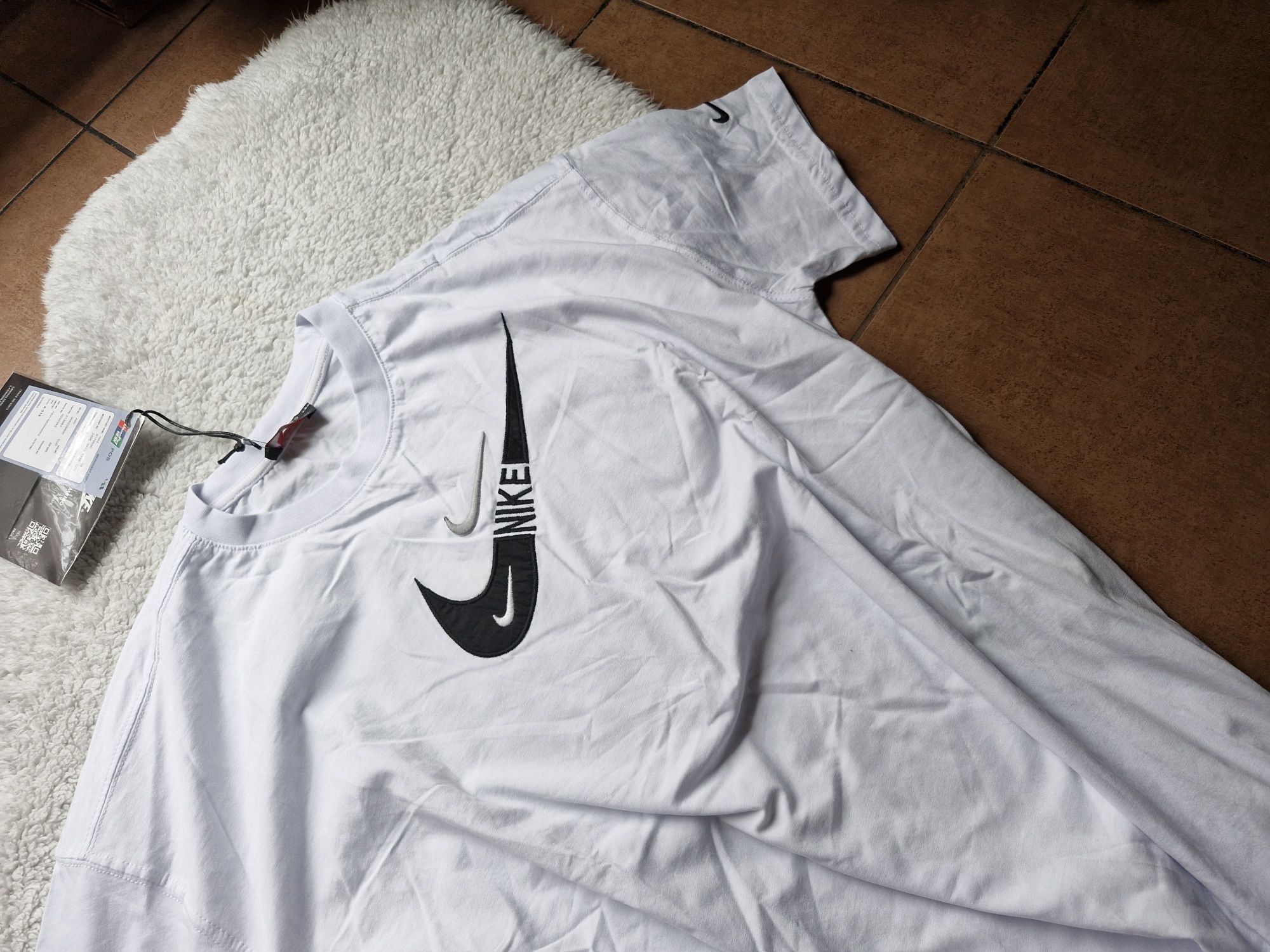 Nowa koszulka męska bawełna tshirt metki biały  nike 2xl prezent jakoś