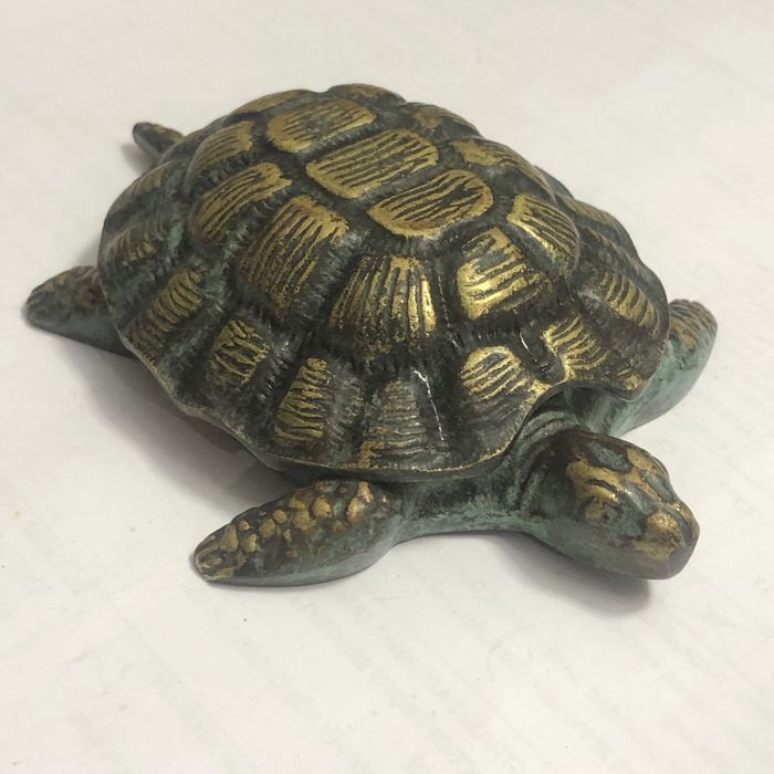 Папільничка підставка бронза латунь вінтаж черепаха