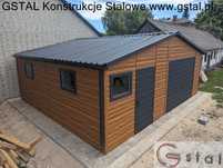 garaż domek na wymiar producent 6x6 3x5 4x6 9x6 6x5 profil ocynkowany