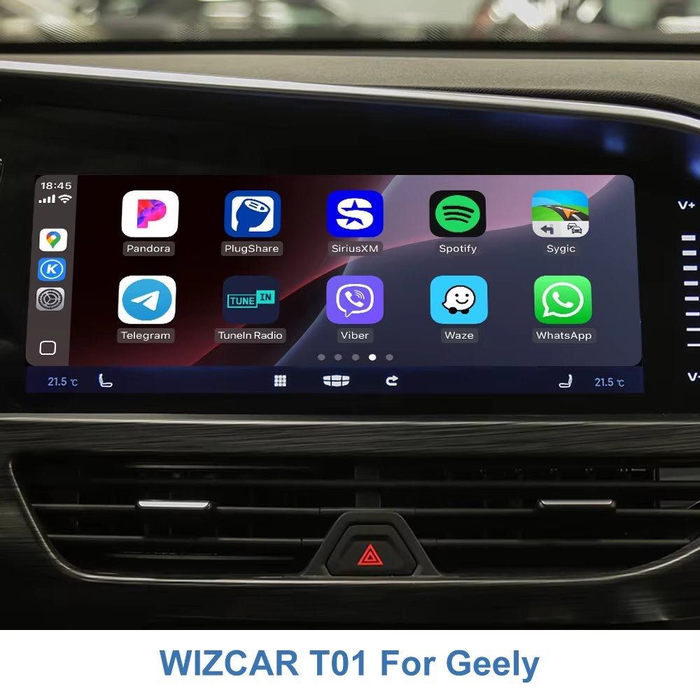авто адаптер Wizcar T01 - CarPlay через CarbitLink для Geely Atlas Pro