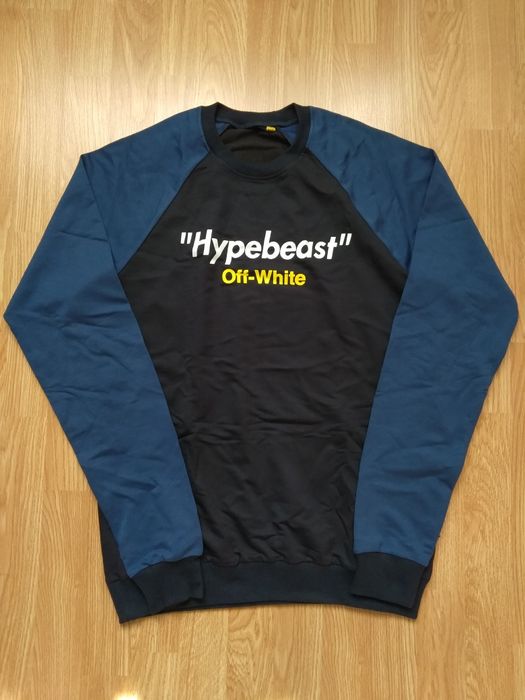 Світшот Valimark з написом Hypebeast Off-White, джемпер, светр, кофта