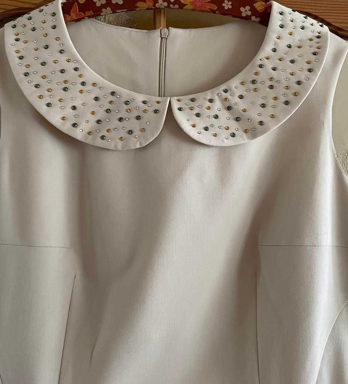 elegancka sukienka tuszująca brzuszek- rozm42- nowa- obniżka
