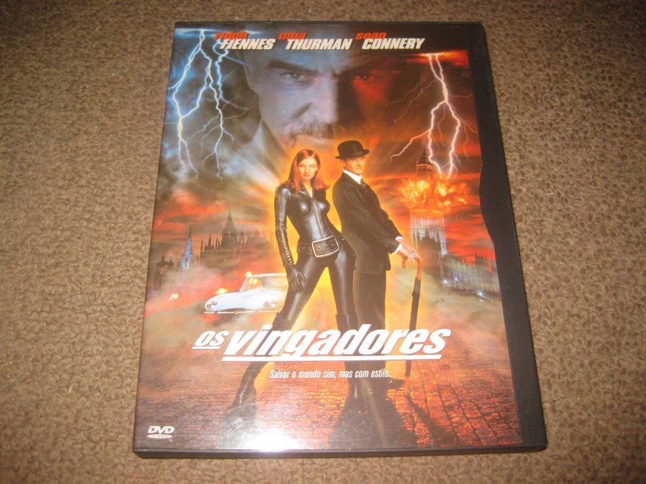 DVD "Os Vingadores" com Sean Connery/Snapper/Raro!