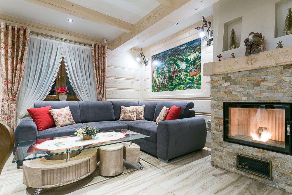 Domek Zakopiański LUX kominek wynajem noclegi wakacje wypoczynek Góry