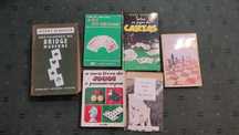 Lote 6 Livros sobre Jogos de cartas e outros