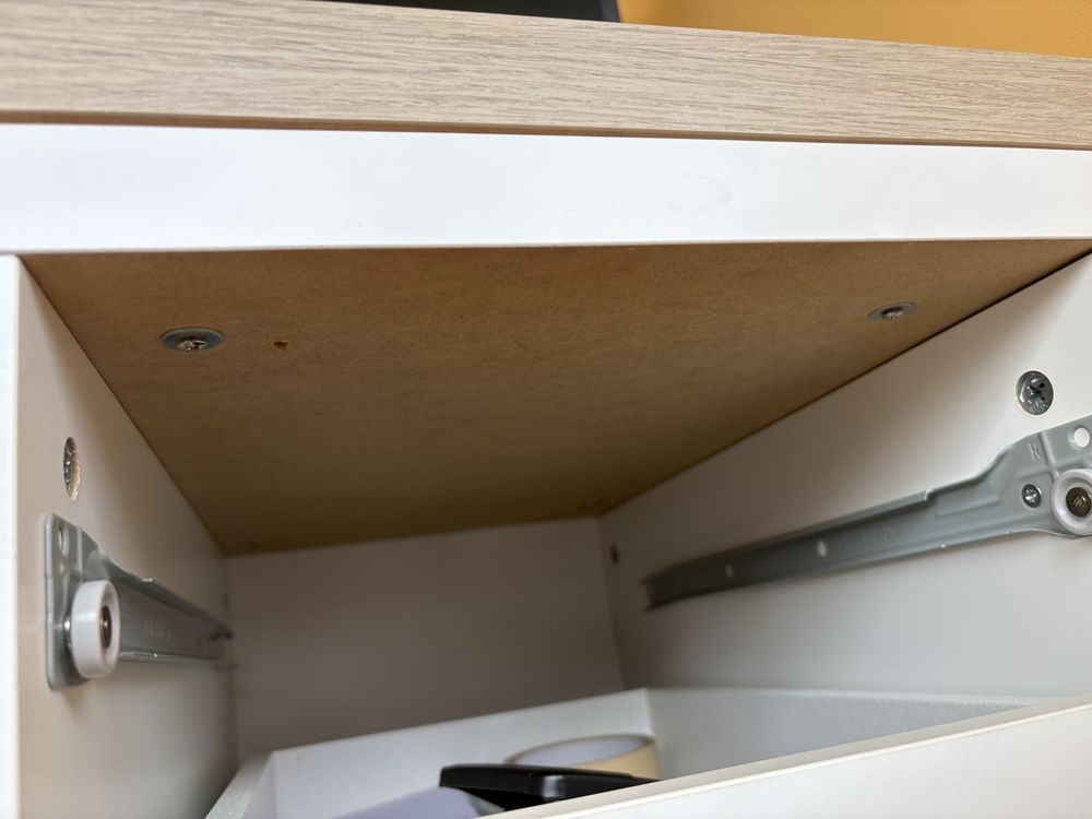 Secretária Dupla com módulos IKEA
