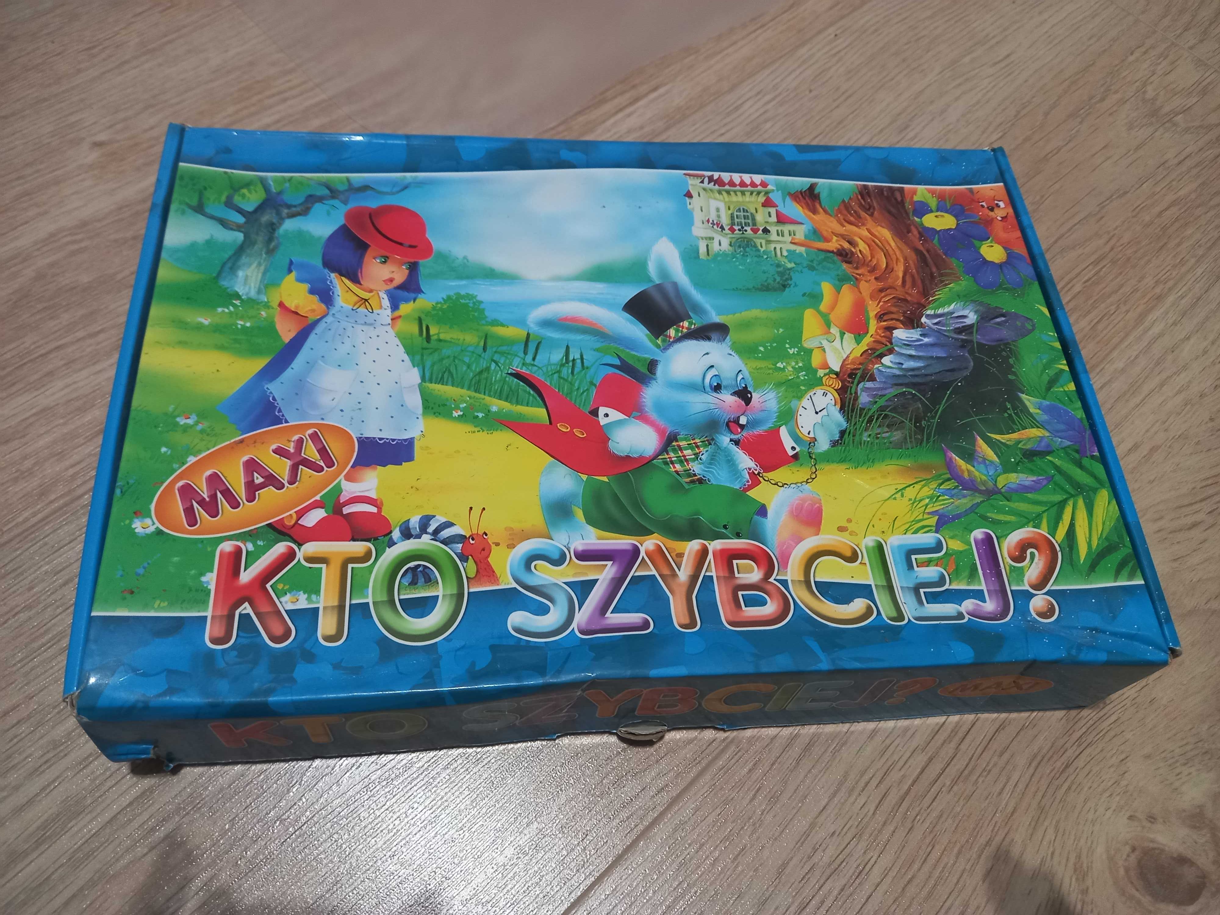 Gra, puzzle "Kto szybciej "