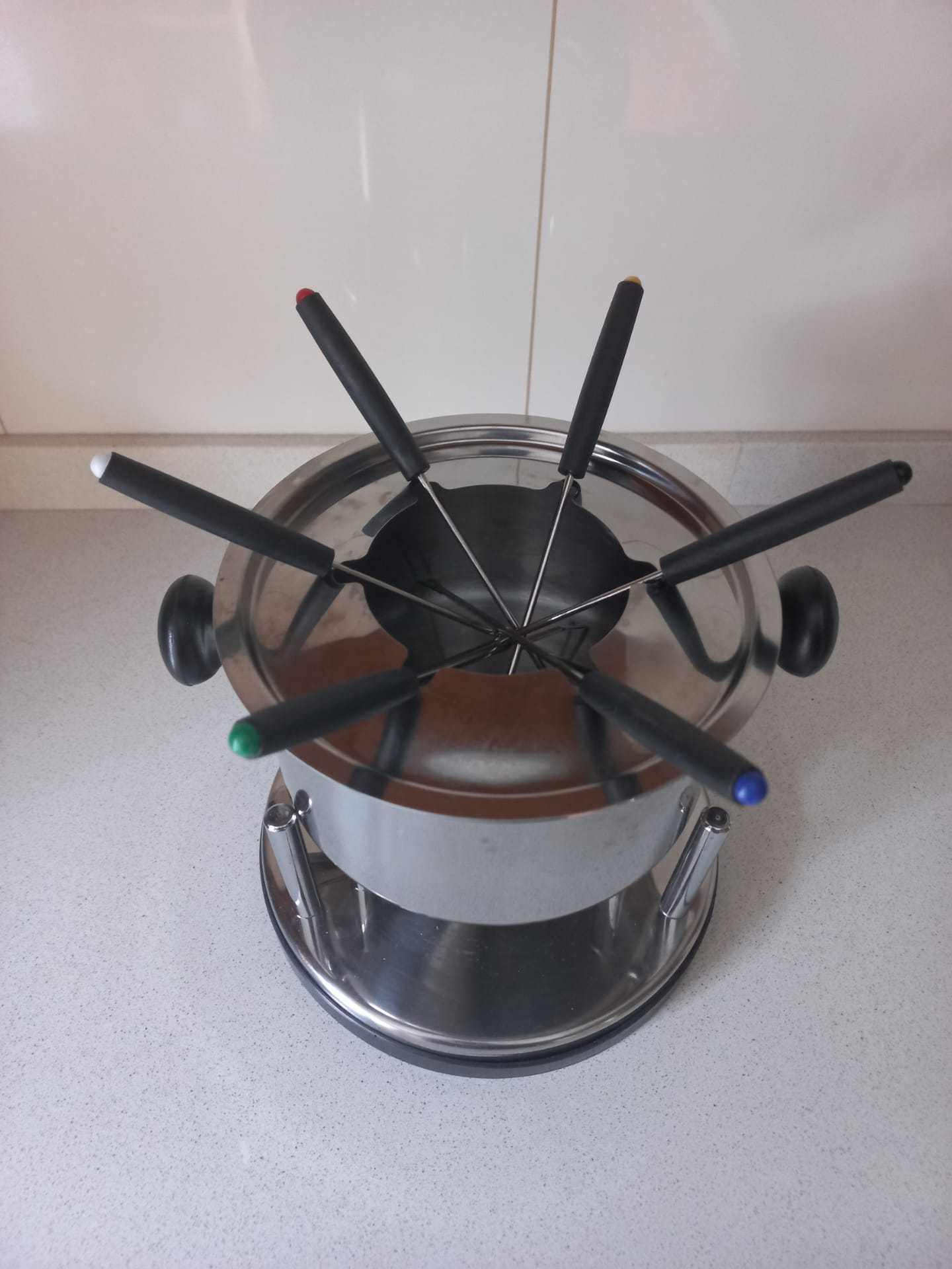 Fondue (em inox) - utilizado 1 única vez