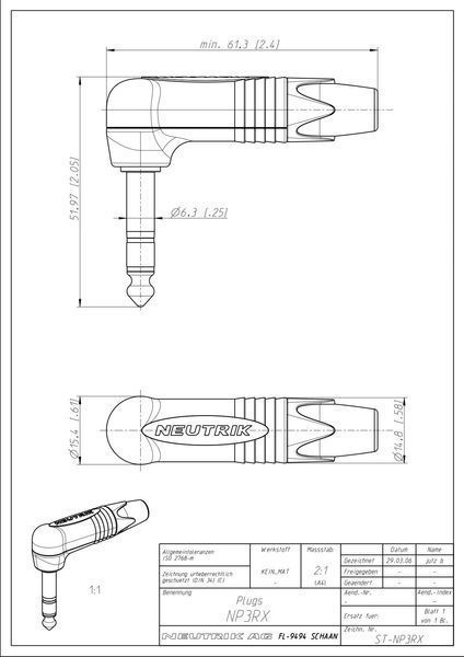 Kabel Typu Y Splitter 1/4 Kątowy St Jack do 2x3pin XLR Męski Van Damme