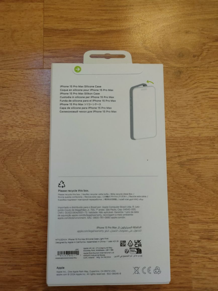 Nowy oryginalnie zapakowany silicon case, iPhone 16 max, rozowy