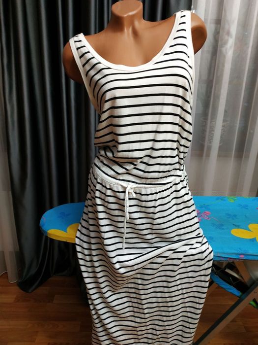 Шикарна натуральна сукня великого розміру батал сарафан плаття платье