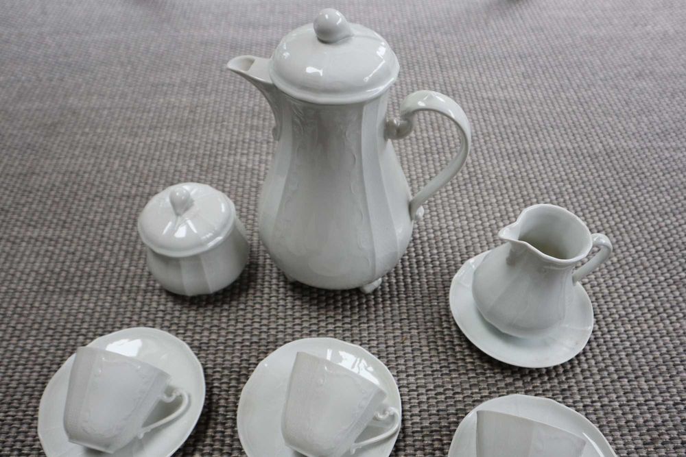 Serwis kawowy mocca Furstenberg dekor relief B080531