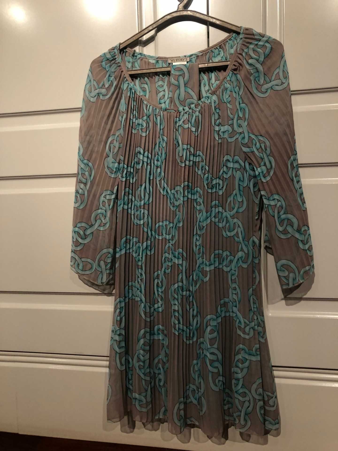 vestido colorido com padrão marca MY STORY (MADE IN PARIS)  S/M