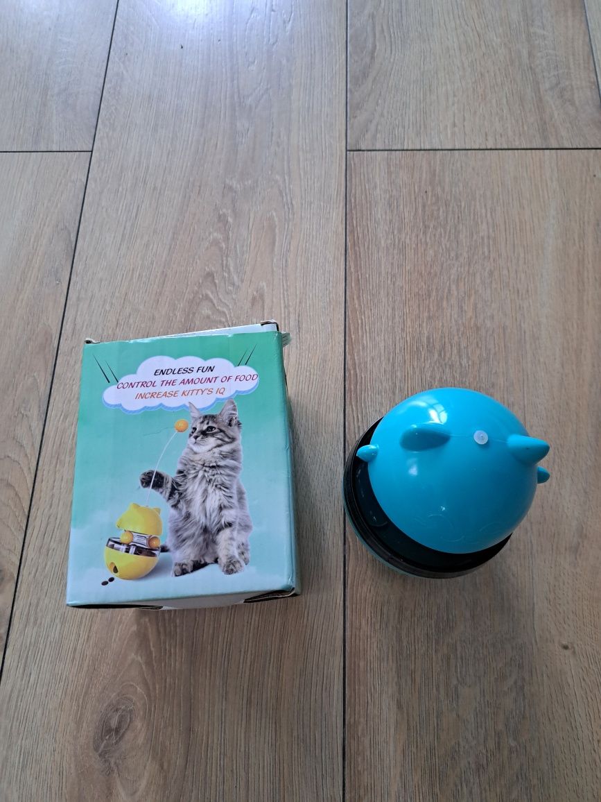 Dozownik karmy dla kotów, zabawka ze smakołykami LUCKY KITTY