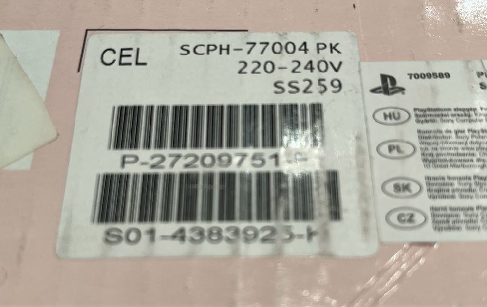 Konsola Play Station 2 pink