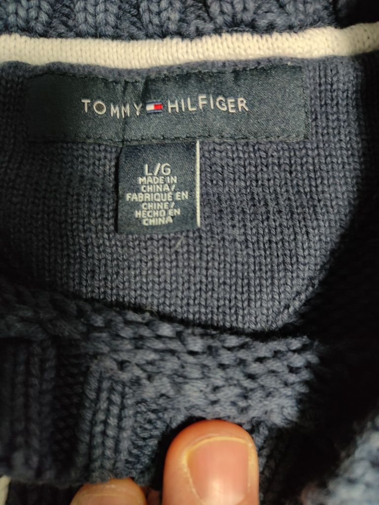 Unikatowy model sweterka Tommy Hilfiger rozm XL