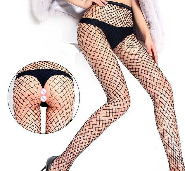Колготи крупна сітка з відкритим доступом Еротична білизна 1 шт