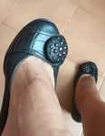 Sapatos elegantes com salto