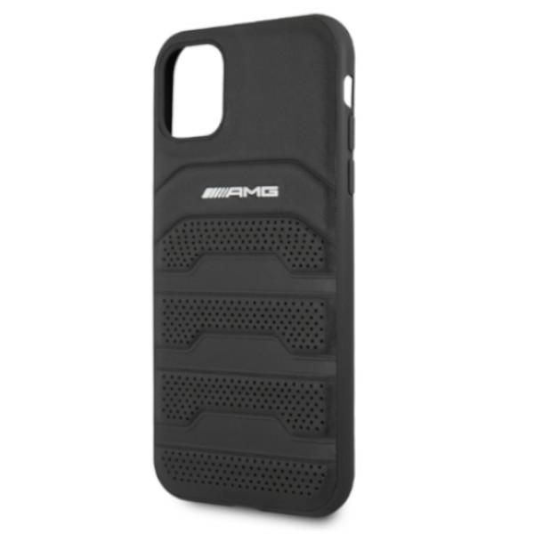 AMG AMHCN61GSEBK iPhone 11 / Xr 6,1"czarny/black hardcase Leather