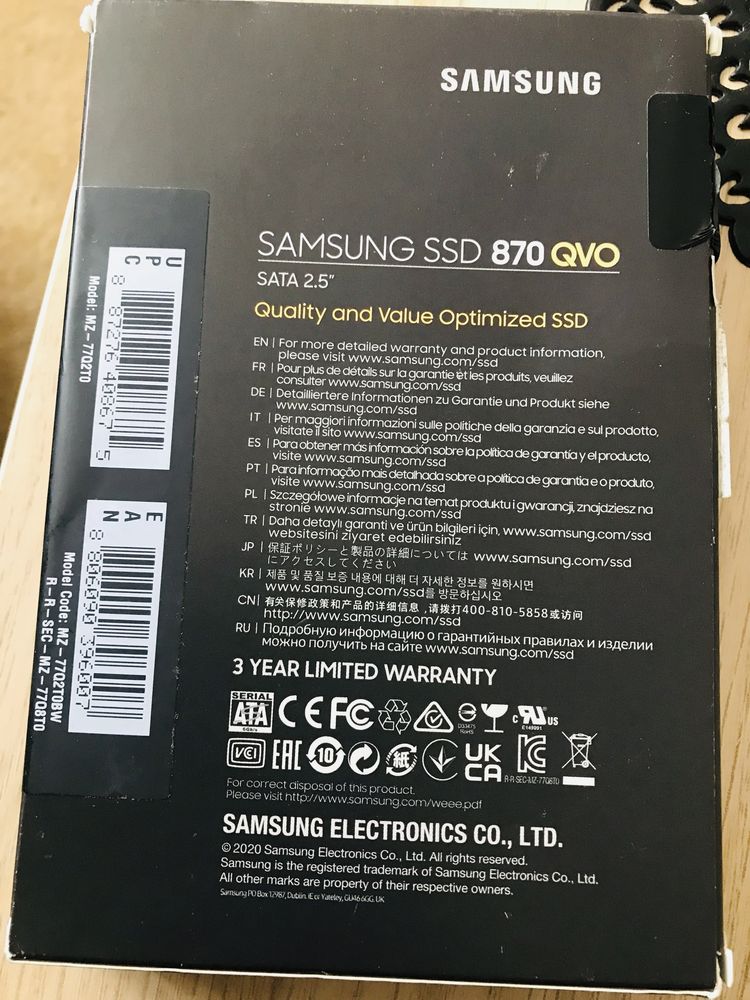 Dysk Samsung SSD 870QVO 2TB