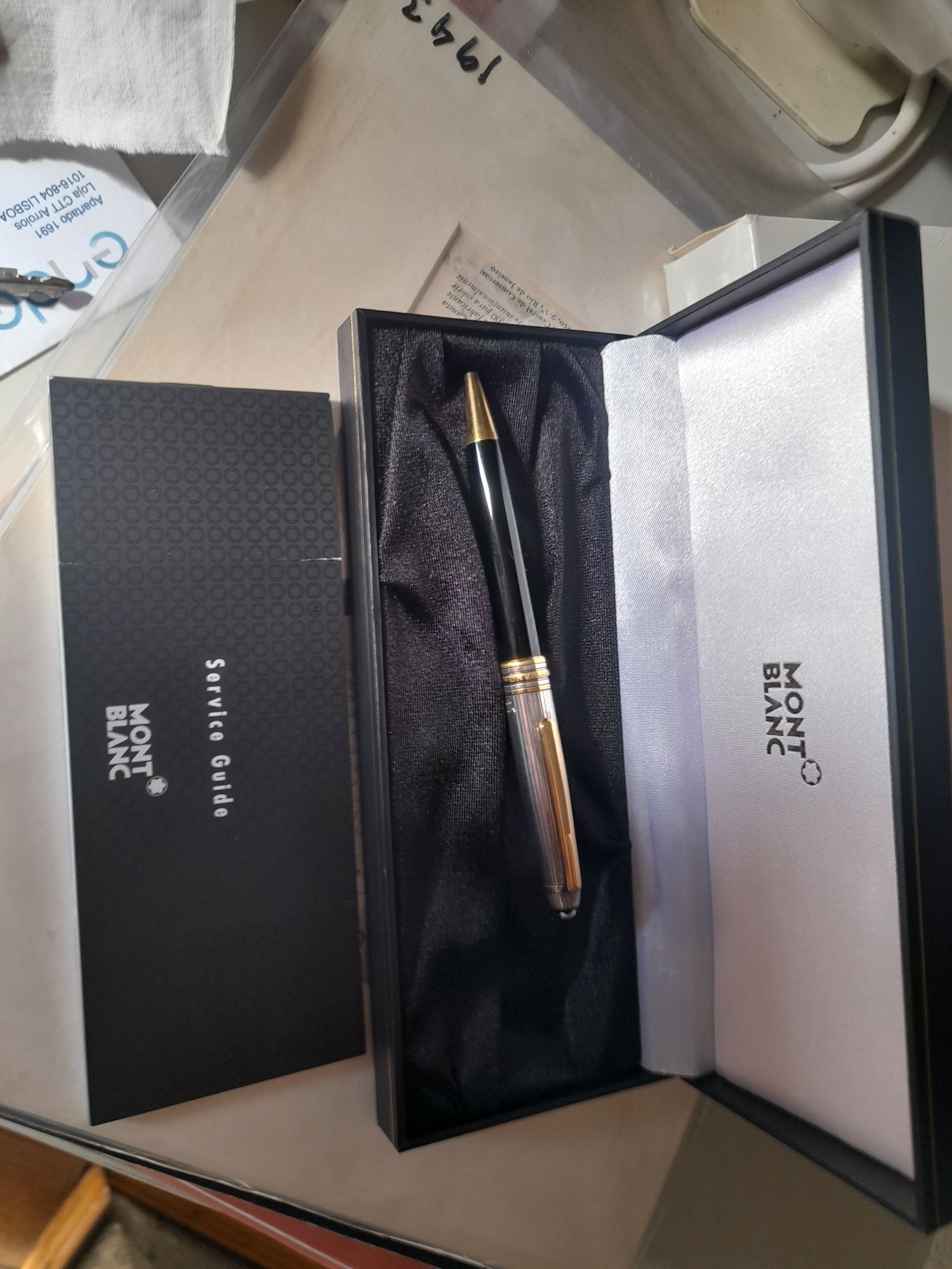 Montblanc Meisterstuck Esferográfica prata