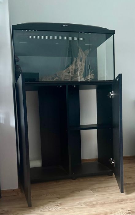 Akwarium 112L, szafka (nowa), Ultramax 1500 (nowy), korzeń XL