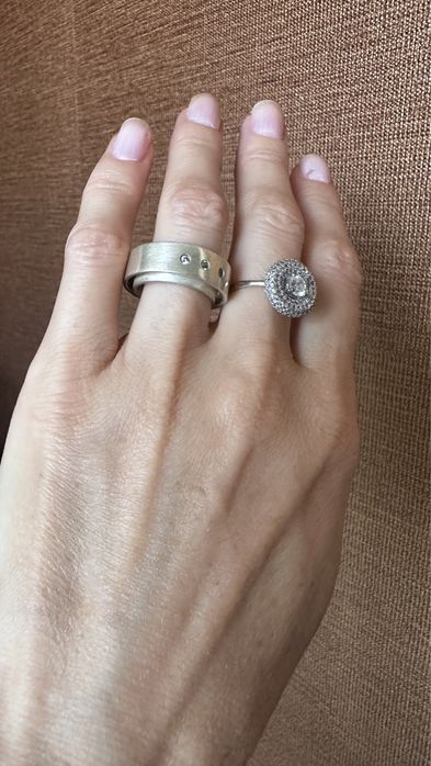 Срібна каблучка pierre cardin