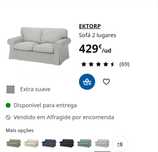 Sofá EKTORP pouco uso