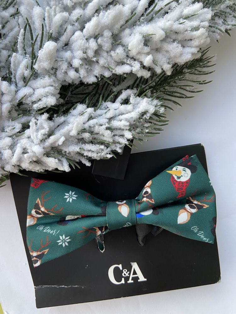 Бабочка краватка метелик новорічний новогодний аксесуар