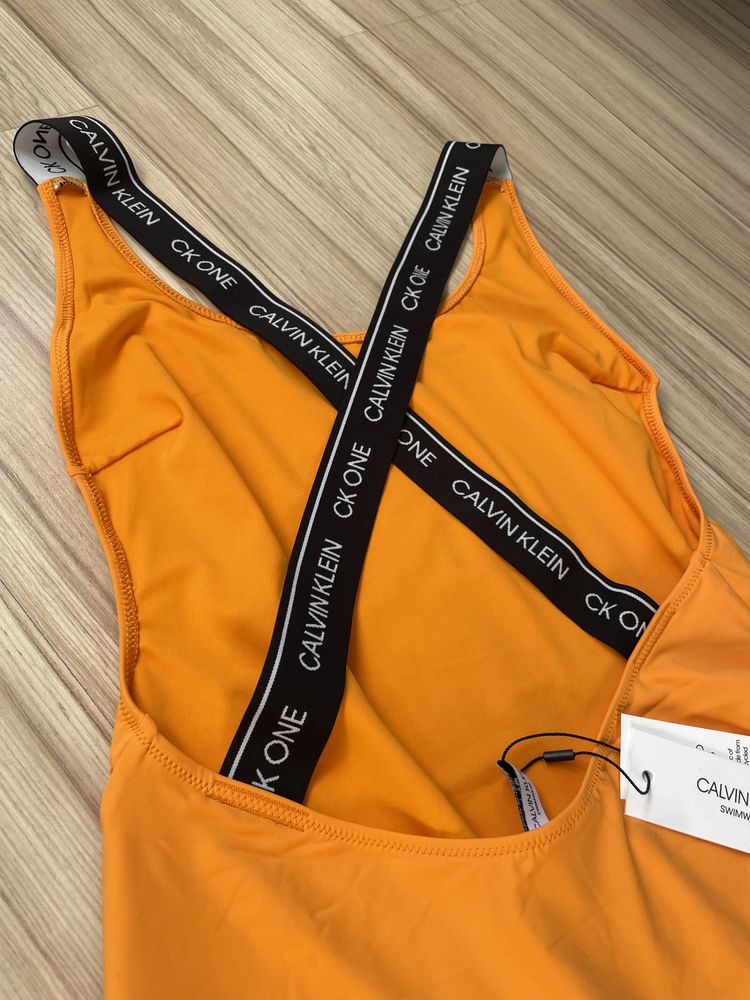 Calvin Klein / intensive orange / kostium/strój kąpielowy / M / nowy