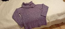 M/L Golf damski fioletowy z guzikami