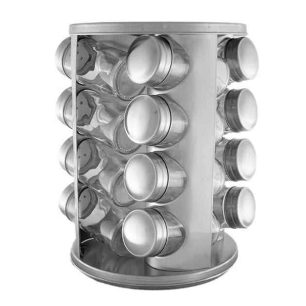 Спецовница UNIQUE UN-1303* 16в1 круглая, органайзер для специй