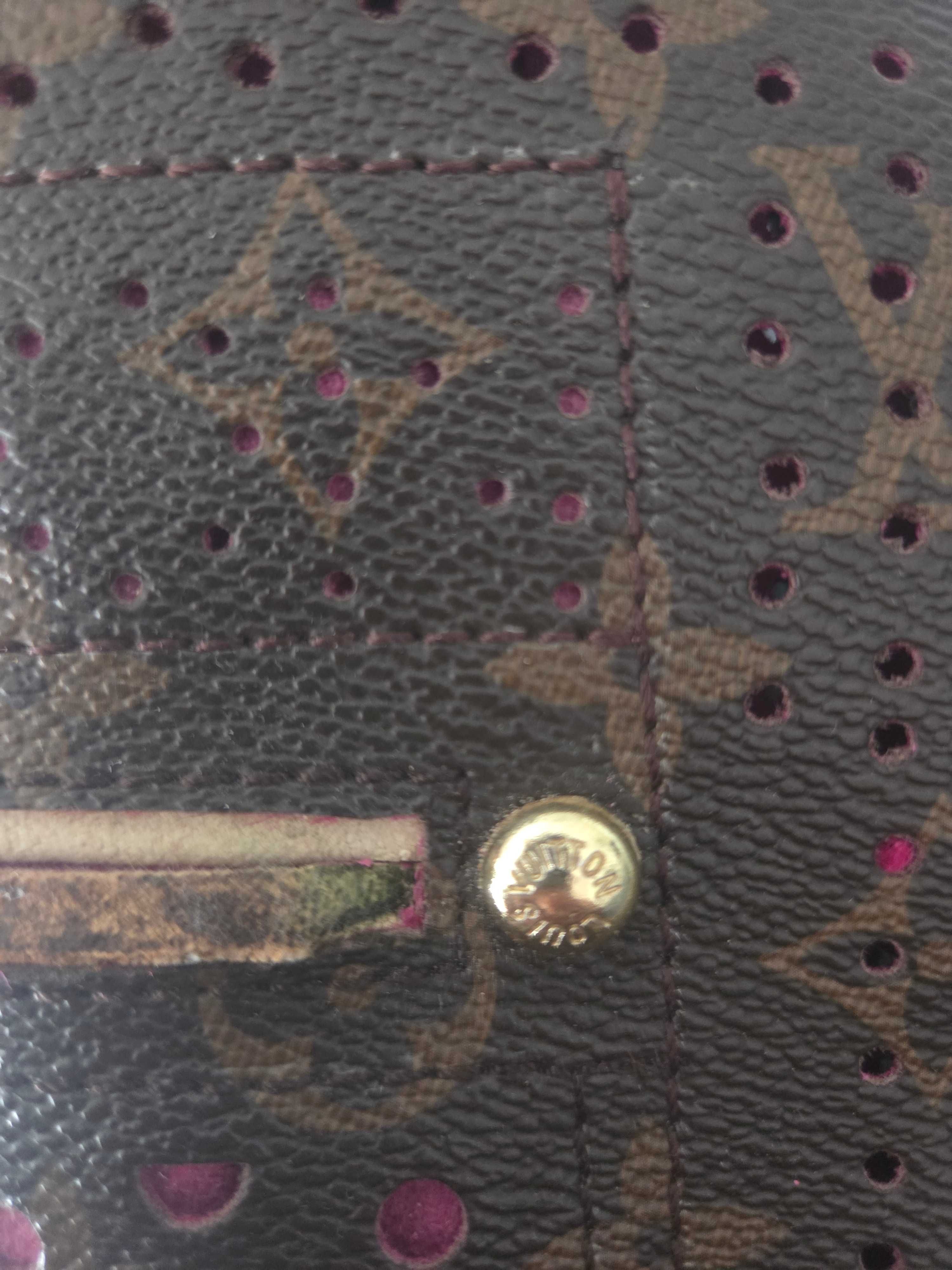 Louis Vuitton Monogram Perforation Musette Fuchsia