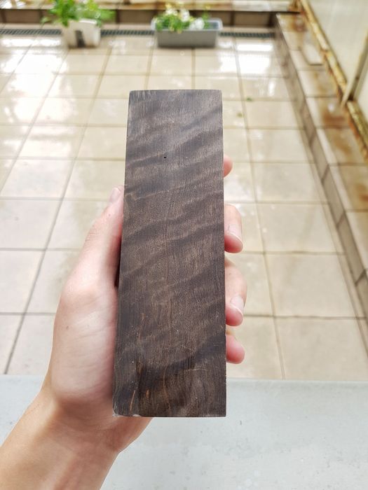 Drewno stabilizowane bloczek stabilizowany brzoza knifemaking