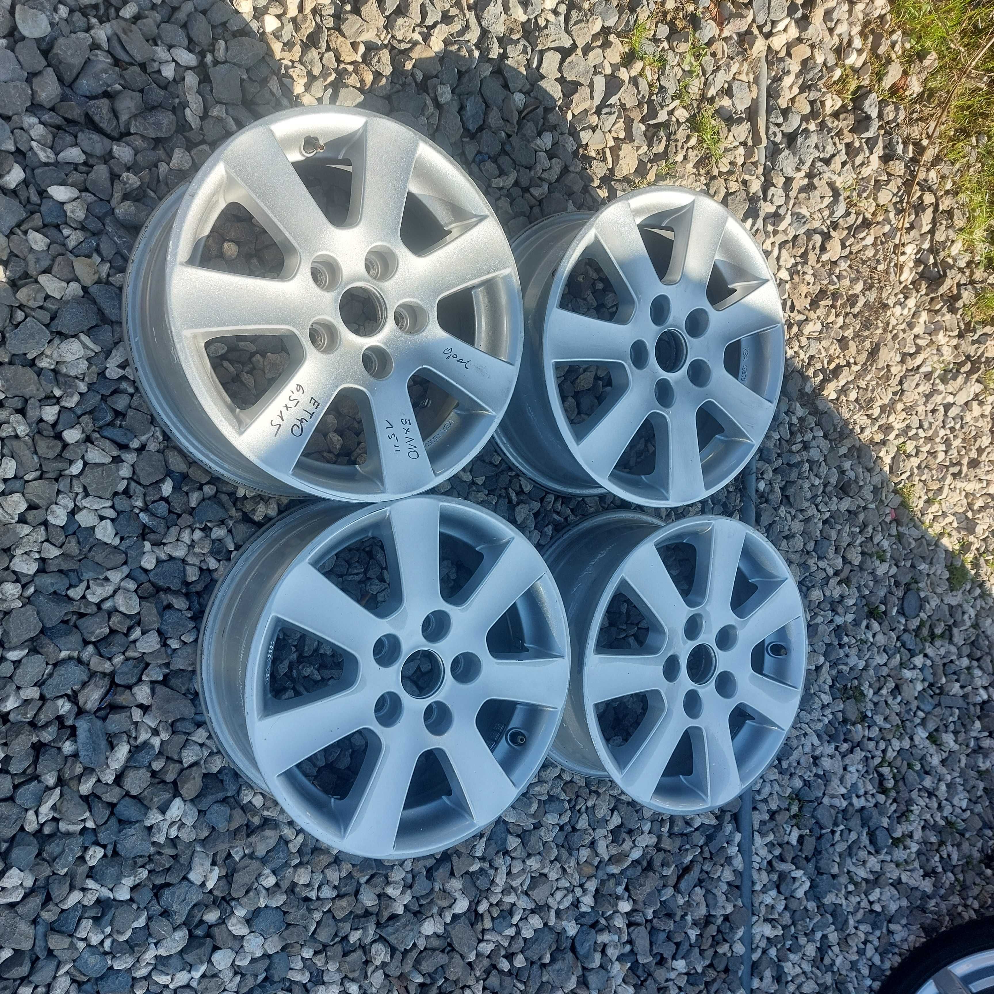 Felgi aluminiowe Opel Astra Zafira Vectra 15" 5x110 ET40 6,5jX15