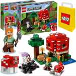 LEGO MAINCRAFT 21179 - Domek w grzybie Zestaw Klocki +TORBA Prezentowa