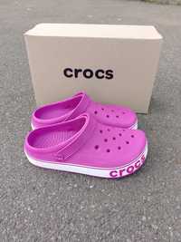 Сабо Crocs женские Пляжные фиолетовые кроксы Новая Коллекция!