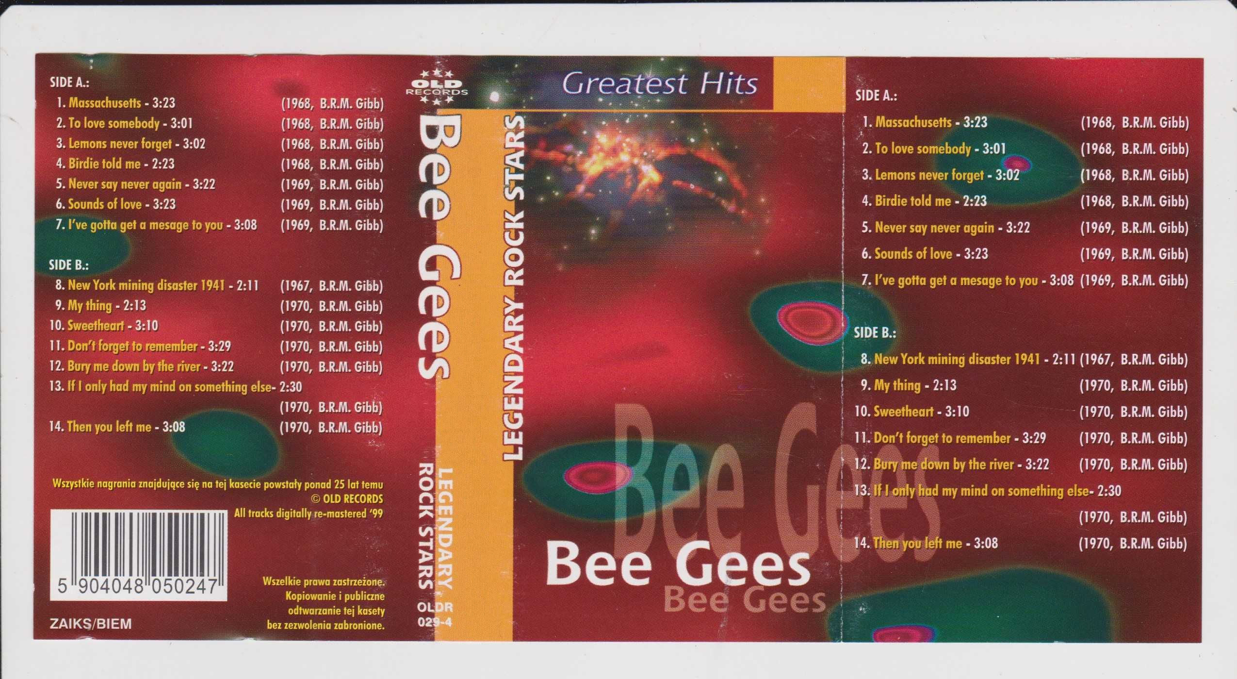 MC Bee Gees " Greatest Hits "