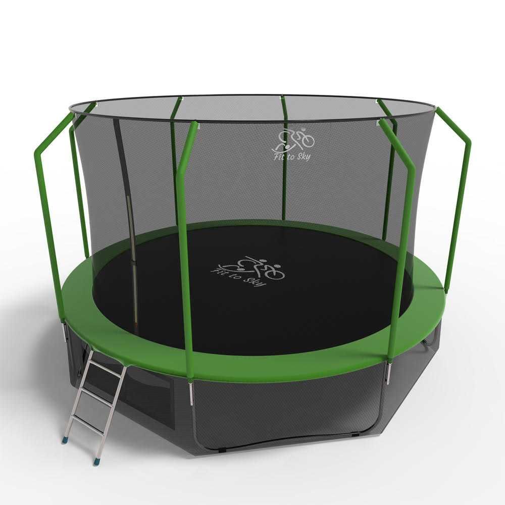 Батут FitToSky 312 см з внутрішньою сіткою 10 FT