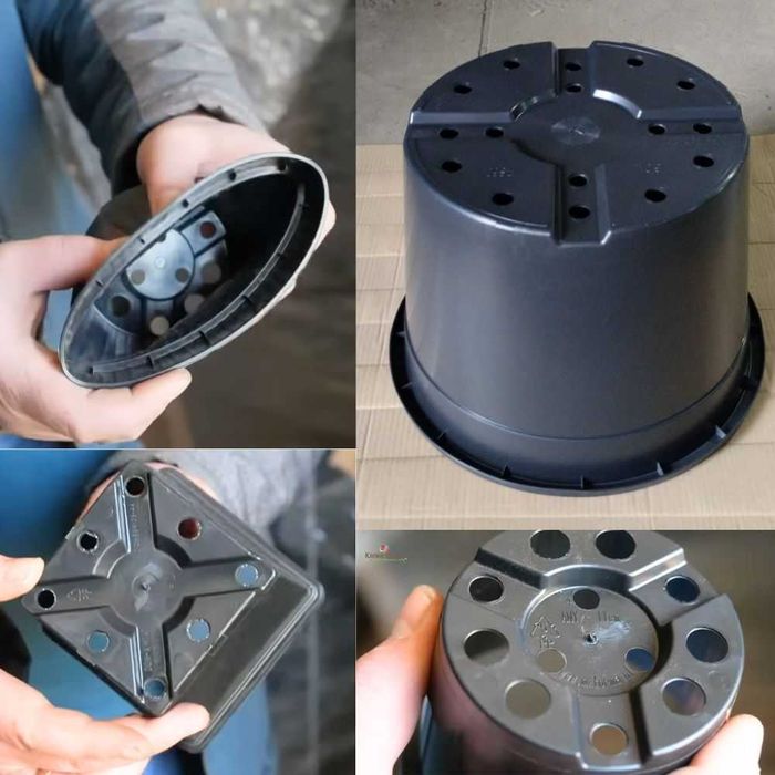 ГОРШКИ ДЛЯ РАССАДЫ ОПТОМ. Круглые, Квадратные от 0.4-80 литров