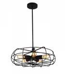 Lampa wisząca FAN Azzardo FLM02-BK AZ2532 jak NOWA!