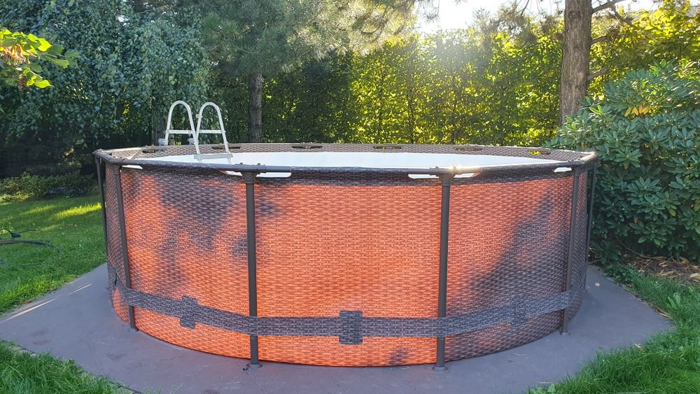 basen Bestway Steel Pro Max 366x100cm Rattan