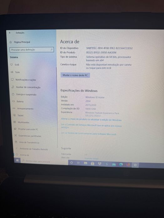 Computador hp semi novo