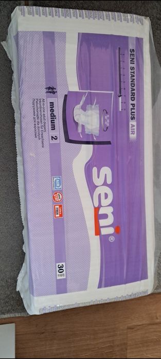 Pampersy dla doroslych M 2paczki