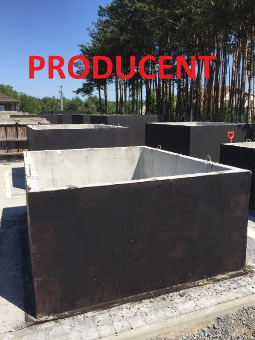 Szamba, szambo betonowe, zbiorniki na deszczówkę. PRODUCENT