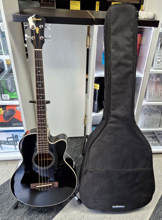 Gitara basowa elektroakustyczna IBANEZ AEB8E-BK, Komis Jasło Czackiego