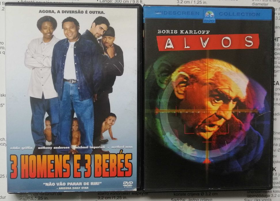 3 homens e 3 bebes   Alvos Peter Bogdanovich Boris Karloff